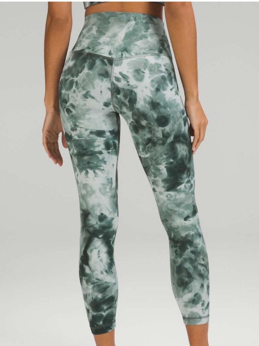 lululemon athletica Green Tie-Dye High-Rise Leggings